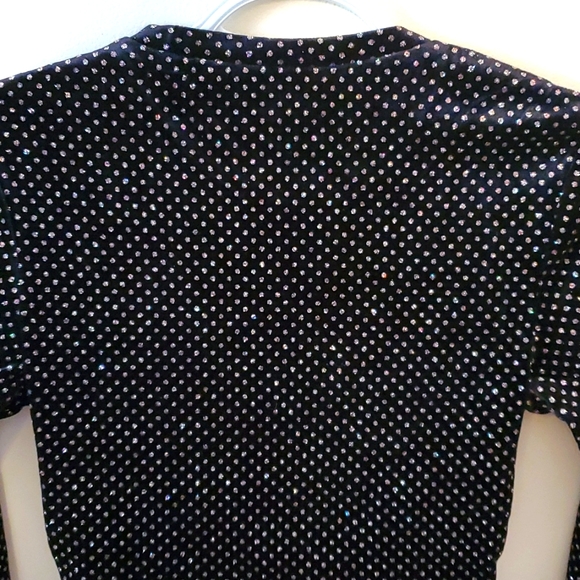 NW H&M Velour glitter Top, Full Sleeves, Size S - Picture 7 of 9